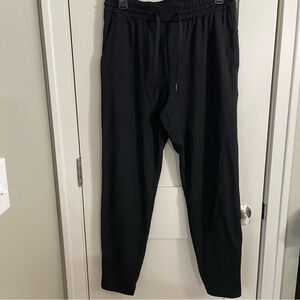 Lululemon Soft Jersey Tapered Pant Joggers Black M5AY2S MEDIUM Mens Stretch 27”